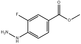 Benzoic acid, 3-fluoro-4-hydrazino-, methyl ester (9CI),883864-63-9,结构式