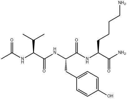 Ac-Val-Tyr-Lys-NH2 Struktur
