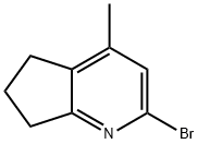 2-溴-4-甲基-6,7-二氢-5H-吡啶, 884492-68-6, 结构式