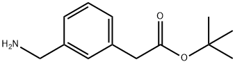 (3-Aminomethyl-phenyl)-acetic acid tert-butyl ester 结构式