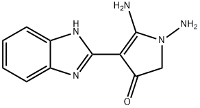1,5-Diamino-4-(1H-benzo[d]imidazol-2-yl)-1H-pyrrol-3(2H)-one Structure