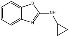 N-环丙基苯并[D]噻唑-2-胺 结构式