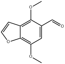 4,7-二甲氧基苯并呋喃-5-甲醛, 886751-65-1, 结构式