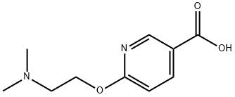 6-(2-(二甲氨基)乙氧基)烟酸, 886851-39-4, 结构式