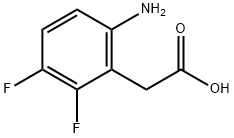 2-(6-氨基-2,3-二氟苯基)乙酸,887585-05-9,结构式