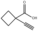 Cyclobutanecarboxylic acid, 1-ethynyl- 结构式