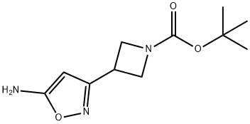 3-(1-BOC-3-氮杂环丁基)-5-氨基异噁唑 结构式