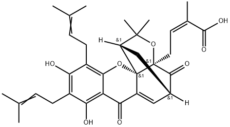 Gaudichaudic acid, 887923-46-8, 结构式