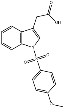 1-[(4-methoxyphenyl)sulfonyl]-1H-3-indole-3-acetic acid|1-[(4-METHOXYPHENYL)SULFONYL]-1H-3-INDOLE-3-ACETIC ACID