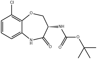 tert-Butyl (S)-(9-chloro-4-oxo-2,3,4,5-tetrahydrobenzo[b][1,4]oxazepin-3-yl)carbamate,889458-97-3,结构式