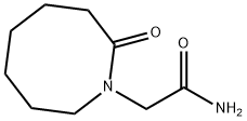2-(2-oxoazocan-1-yl)acetamide 化学構造式