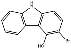 9H-Carbazol-4-ol, 3-bromo- Structure