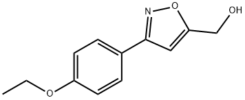 3-(4-ethoxyphenyl)isoxazol-5-yl]methanol Structure