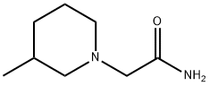 2-(3-甲基哌啶-1-基)乙酰胺, 891425-12-0, 结构式