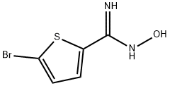 5-bromo-N''-hydroxythiophene-2-carboximidamide Struktur