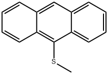 Anthracene, 9-(methylthio)- 化学構造式