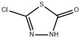 5-chloro-2,3-dihydro-1,3,4-thiadiazol-2-one 化学構造式