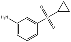 3-(Cyclopropylsulfonyl)aniline, 893602-57-8, 结构式