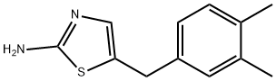 2-Thiazolamine, 5-[(3,4-dimethylphenyl)methyl]- 结构式