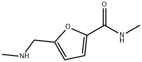 N-甲基-5-[(甲基胺)甲基]呋喃-2-噁唑甲酰胺,893741-11-2,结构式