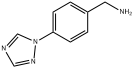 1-[4-(1H-1,2,4-triazol-1-yl)phenyl]methanamine(SALTDATA: HCl) Structure