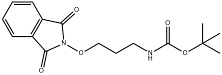 (1,3-dioxoisoindolin-2-yl)-propan-NH-Boc 化学構造式