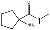 Cyclopentanecarboxamide, 1-amino-N-methyl- Structure