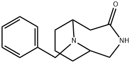 10-(PHENYLMETHYL)-3,10-DIAZABICYCLO[4.3.1]DECAN-4-ONE Struktur