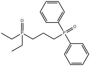 3-(Diethylphosphinyl)-1-(diphenylphosphinyl)propane Struktur