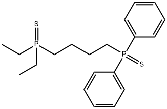 4-(diethylphosphinothioyl)-1-(diphenylphosphinothioyl)butane,89807-25-0,结构式