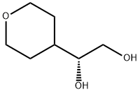 1,2-Ethanediol, 1-(tetrahydro-2H-pyran-4-yl)-, (1R)- Structure