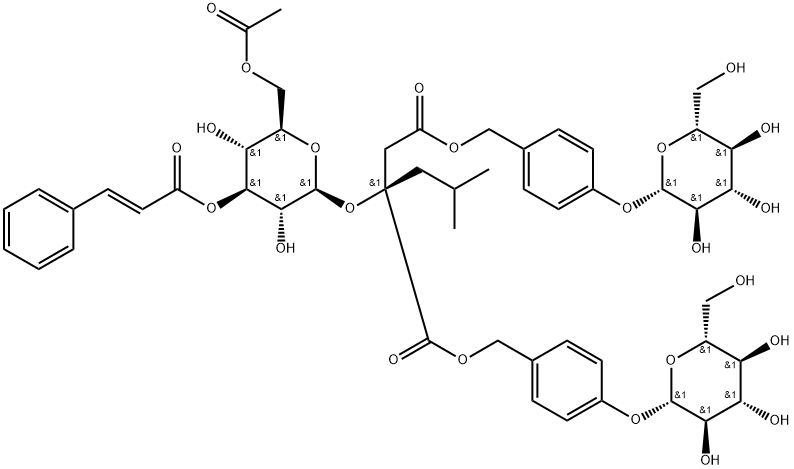Gymnoside VII, 899430-07-0, 结构式