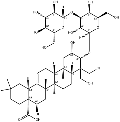 プラチコシドK 化学構造式