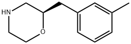 Morpholine, 2-[(3-methylphenyl)methyl]-, (2R)- Structure