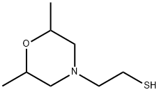 4-Morpholineethanethiol, 2,6-dimethyl- Structure