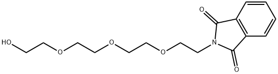 2-(2-(2-(2-(2-羟基乙氧基)乙氧基)乙氧基)乙基)异吲哚啉-1,3-二酮, 90331-86-5, 结构式