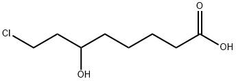 8-Chloro-6-Hydroxyoctanoic Acid Struktur