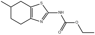 ethyl N-(6-methyl-4,5,6,7-tetrahydro-1,3-benzothiazol-2-yl)carbamate 化学構造式