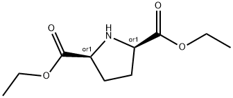 cis-Diethyl pyrrolidine-2,5-dicarboxylate Struktur