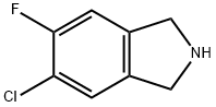 1H-Isoindole, 5-chloro-6-fluoro-2,3-dihydro- Struktur