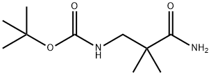 3-(BOC-氨基)-2,2-二甲基丙酰胺,905831-26-7,结构式