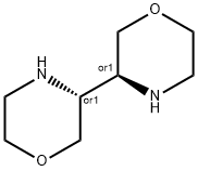 3,3'-Bimorpholine, (3R,3'S)-rel- 结构式