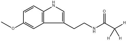 N-ACETYL-D3-5-METHOXYTRYPTAMINE,90735-69-6,结构式