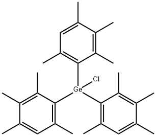 Germane, chlorotris(2,3,4,6-tetramethylphenyl)- Structure