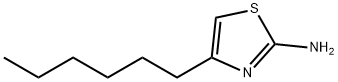 2-Thiazolamine, 4-hexyl- 化学構造式