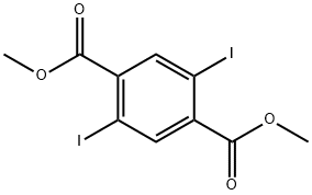 1,4-Benzenedicarboxylic acid, 2,5-diiodo-, 1,4-dimethyl ester Structure