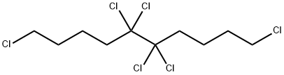 Decane, 1,5,5,6,6,10-hexachloro- 化学構造式