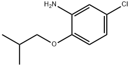 Benzenamine, 5-chloro-2-(2-methylpropoxy)- Structure