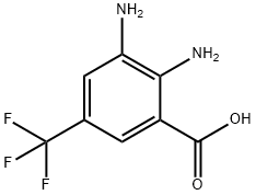 Benzoic acid, 2,3-diamino-5-(trifluoromethyl)- Struktur