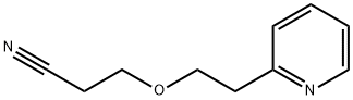 3-(2-pyridin-2-ylethoxy)propanenitrile Structure